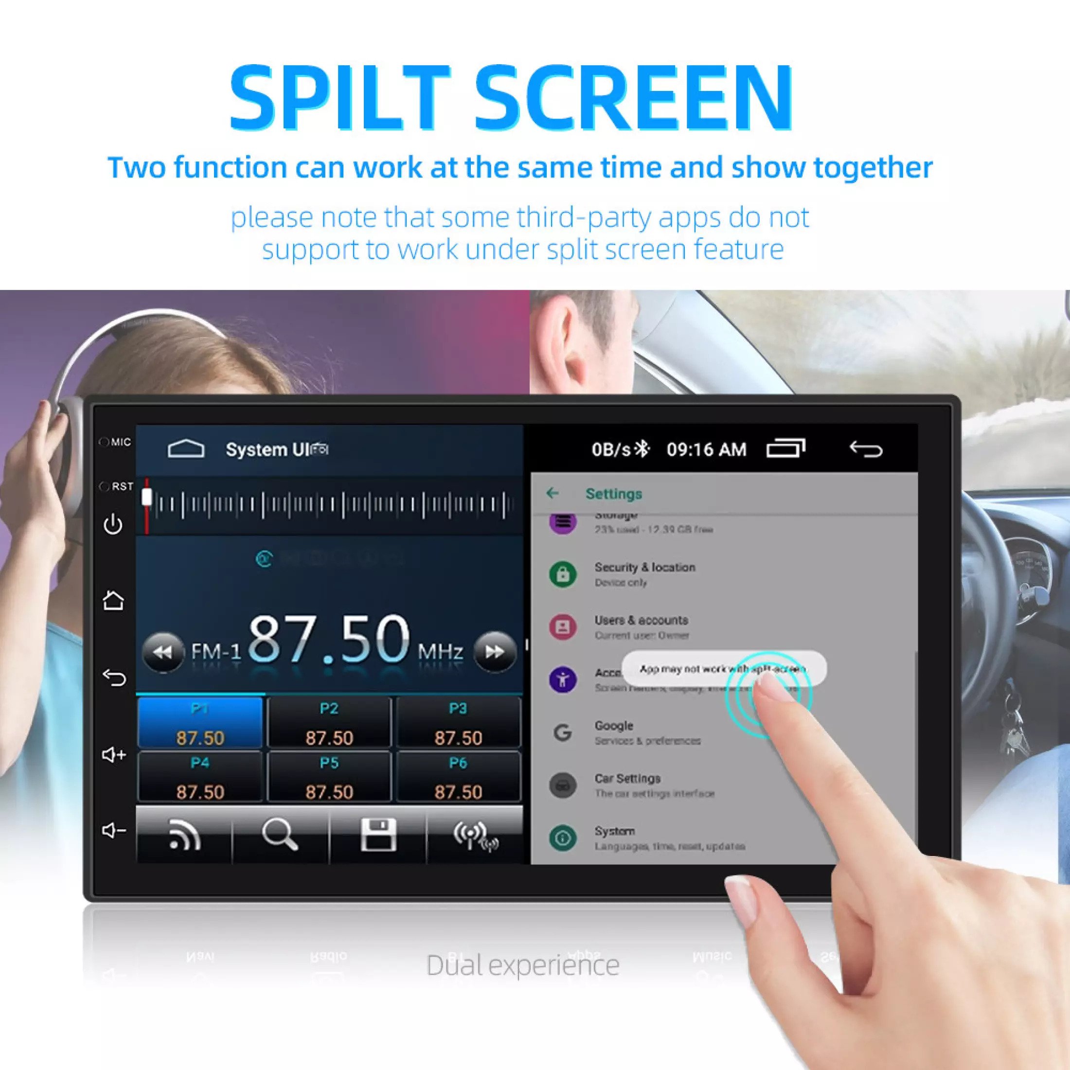 Multimedia Android 10.0 HD Οθόνη Αφής 6,9